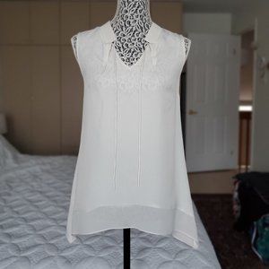 Off-white Sleeveless Top